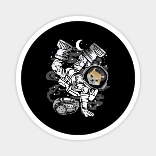 Hiphop Astronaut Dogelon Mars Coin To The Moon Crypto Token Cryptocurrency Wallet Birthday Gift For Men Women Kids Magnet